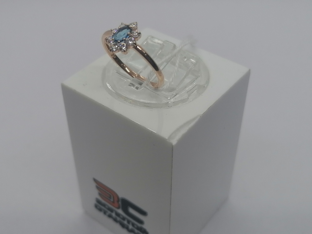 КОЛКМИ585 КОЛЬЦО С КАМНЯМИ (Au 585)