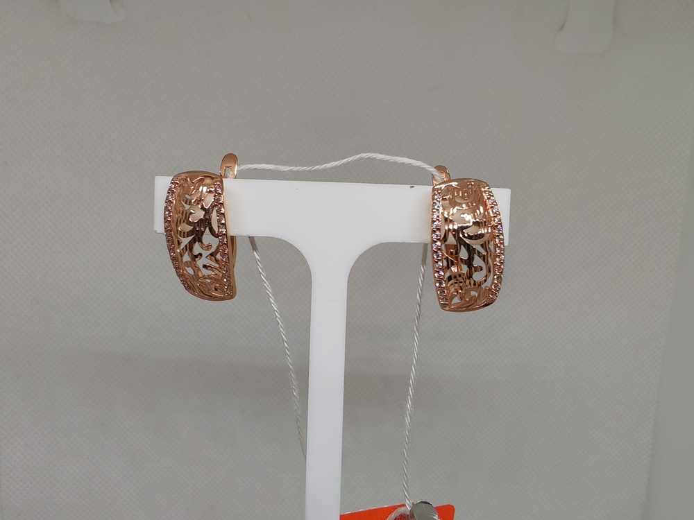 СЕРЬГИ С КАМНЯМИ (Au 585)