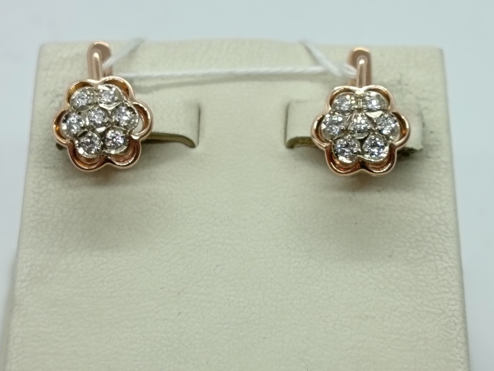 СЕРЬГИ БРИЛЛИАНТ (Au 585)