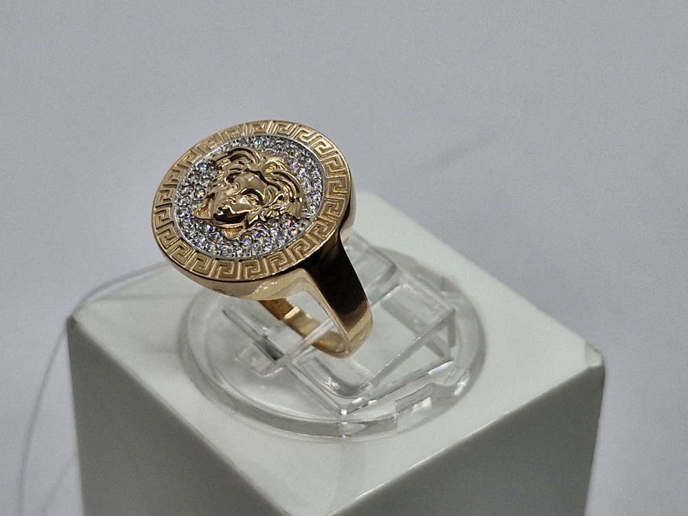 КОЛЬЦО С КАМНЯМИ (Au 585)