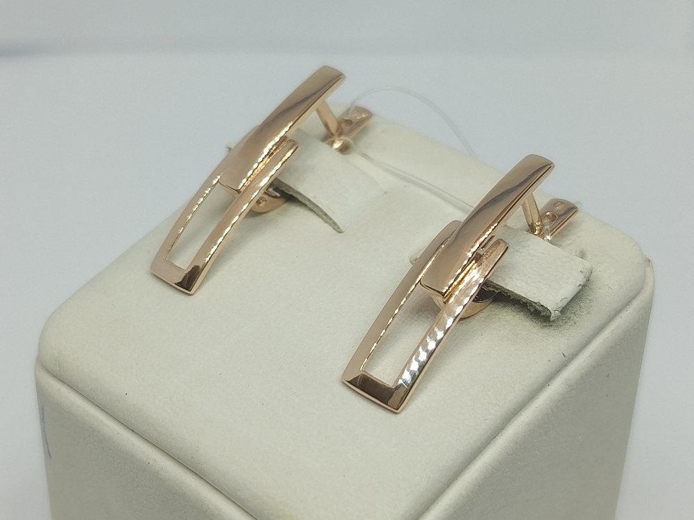 СЕРЬГИ БЕЗ КАМНЯ (Au 585) СЕРЬГИ БЕЗ КАМНЯ (Au 585)