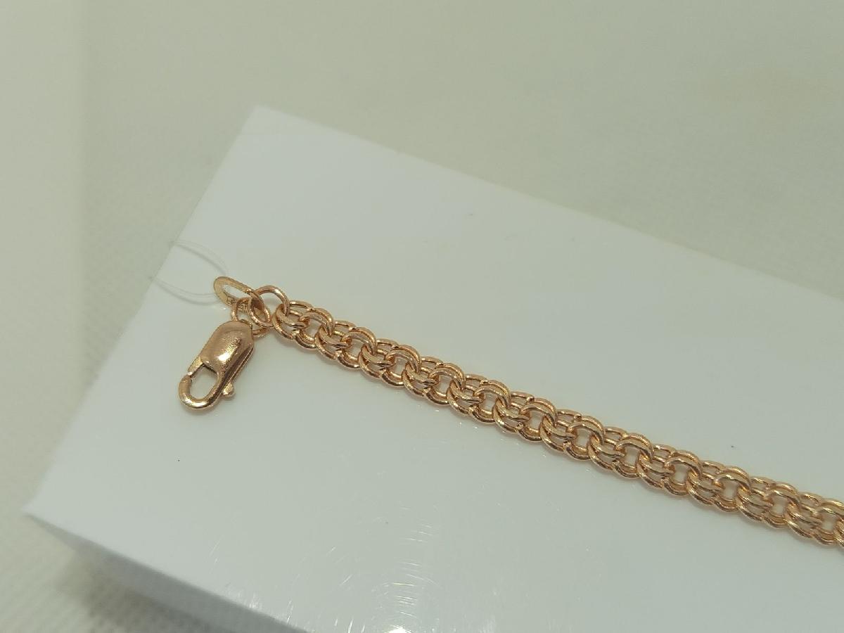 НБ 12-316ПГ БРАСЛЕТ ПУСТОТЕЛЫЙ (Au 585)