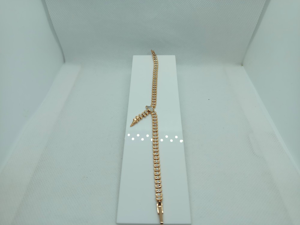 Б13217881 БРАСЛЕТ С КАМНЯМИ (Au 585)