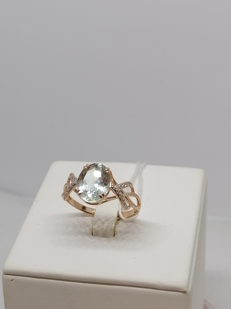 КОЛЬЦО С КАМНЯМИ (Au 585)