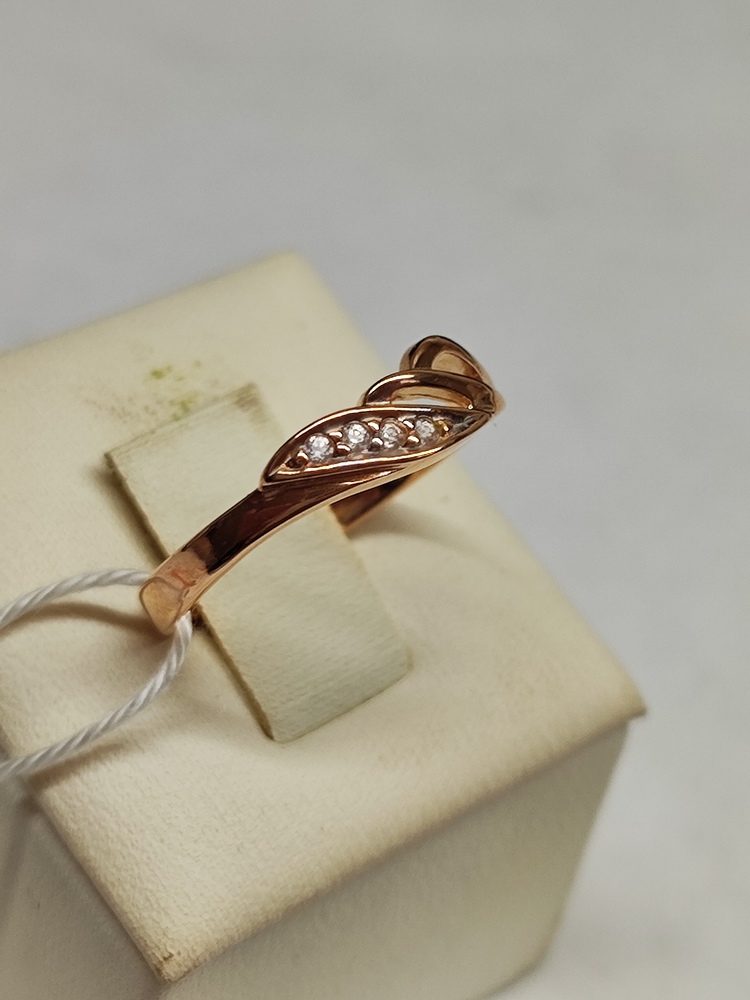 КОЛКМИ585 КОЛЬЦО С КАМНЯМИ (Au 585)