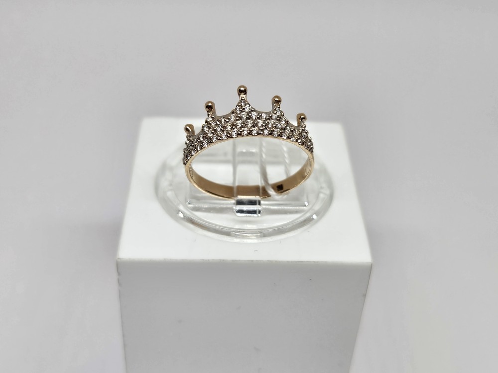 КОЛКМИ585 КОЛЬЦО С КАМНЯМИ (Au 585)