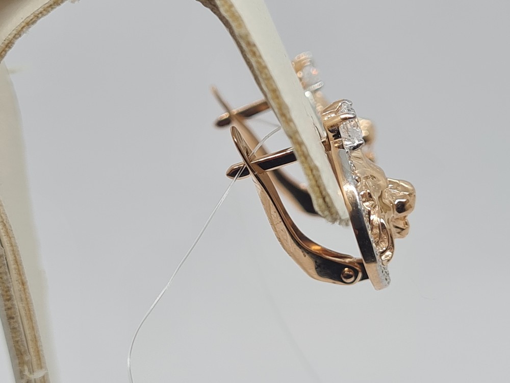 СЕРЬГИ С КАМНЯМИ (Au 585)