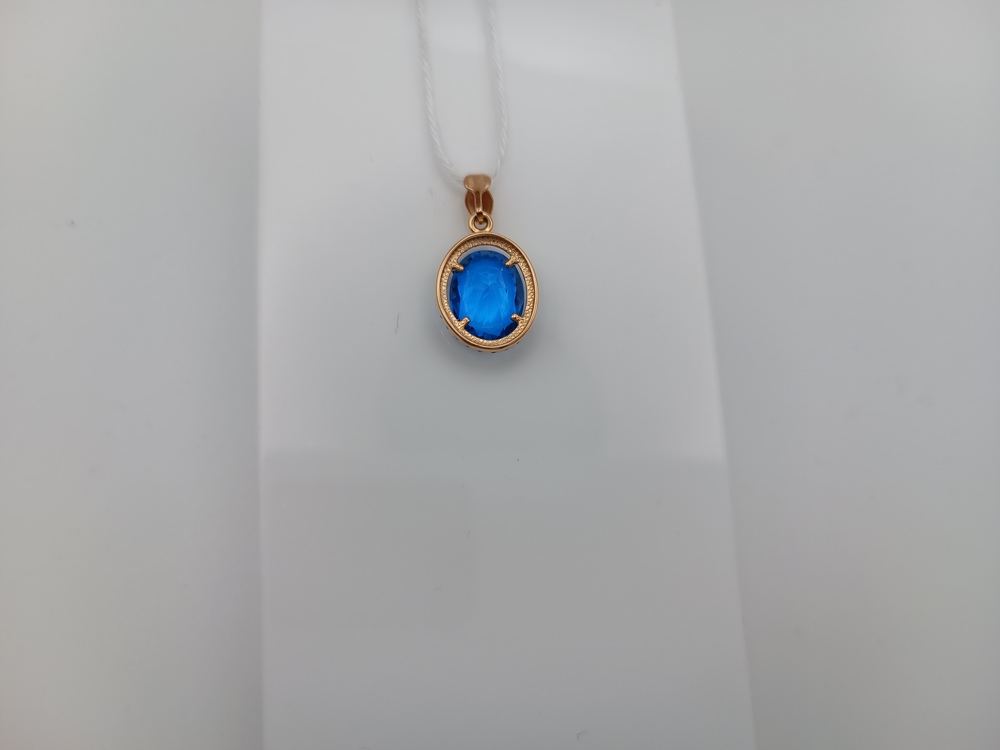 ПОДКМИ585 ПОДВЕСКА С КАМНЯМИ (Au 585)