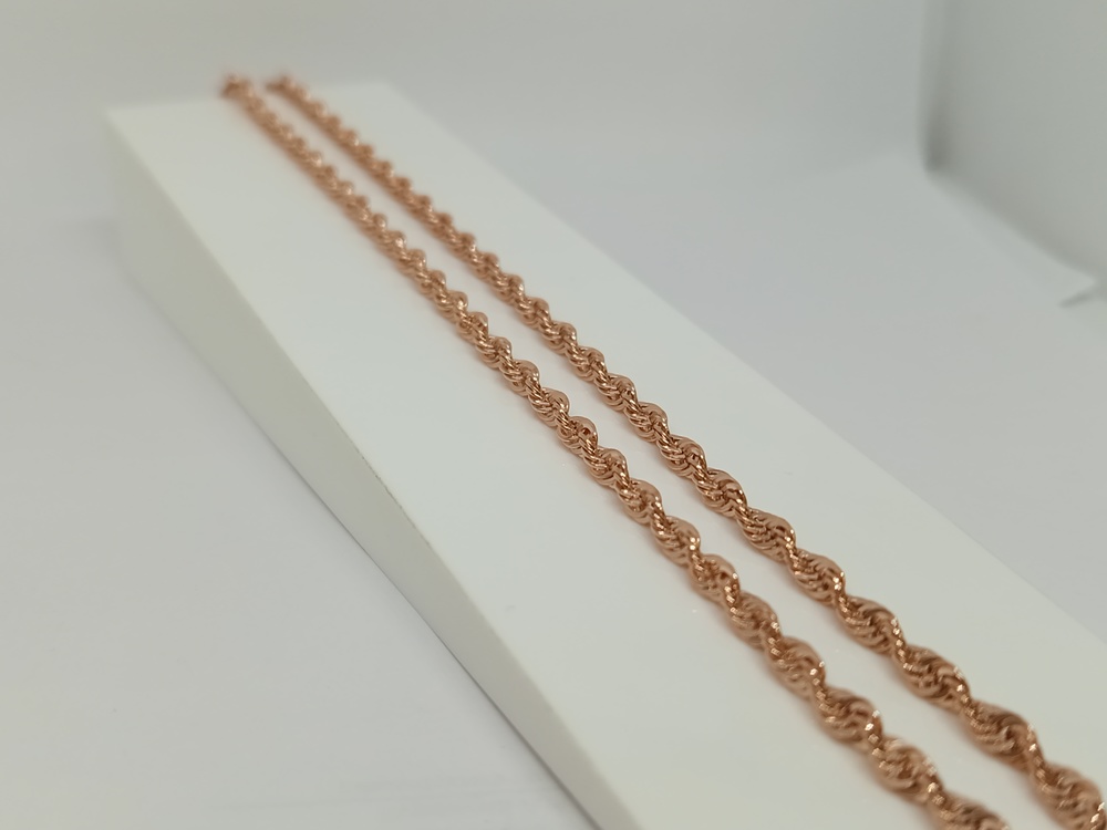 ЦЕПЬ ПУСТОТЕЛАЯ Веревка (Au 585)