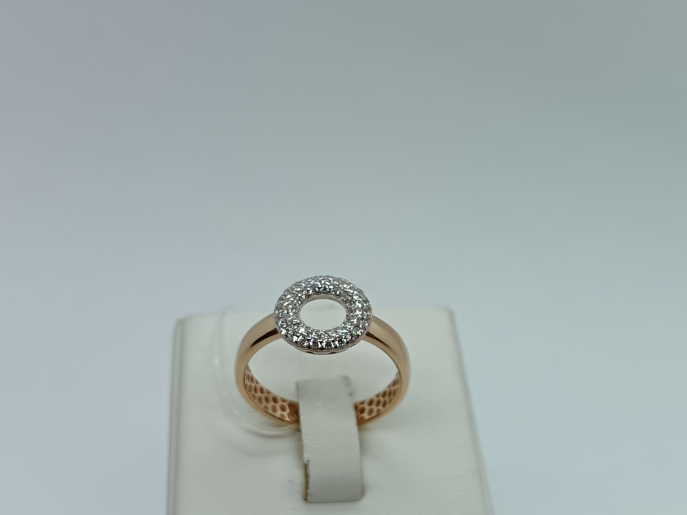 К5289 КОЛЬЦО С КАМНЯМИ (Au 585)