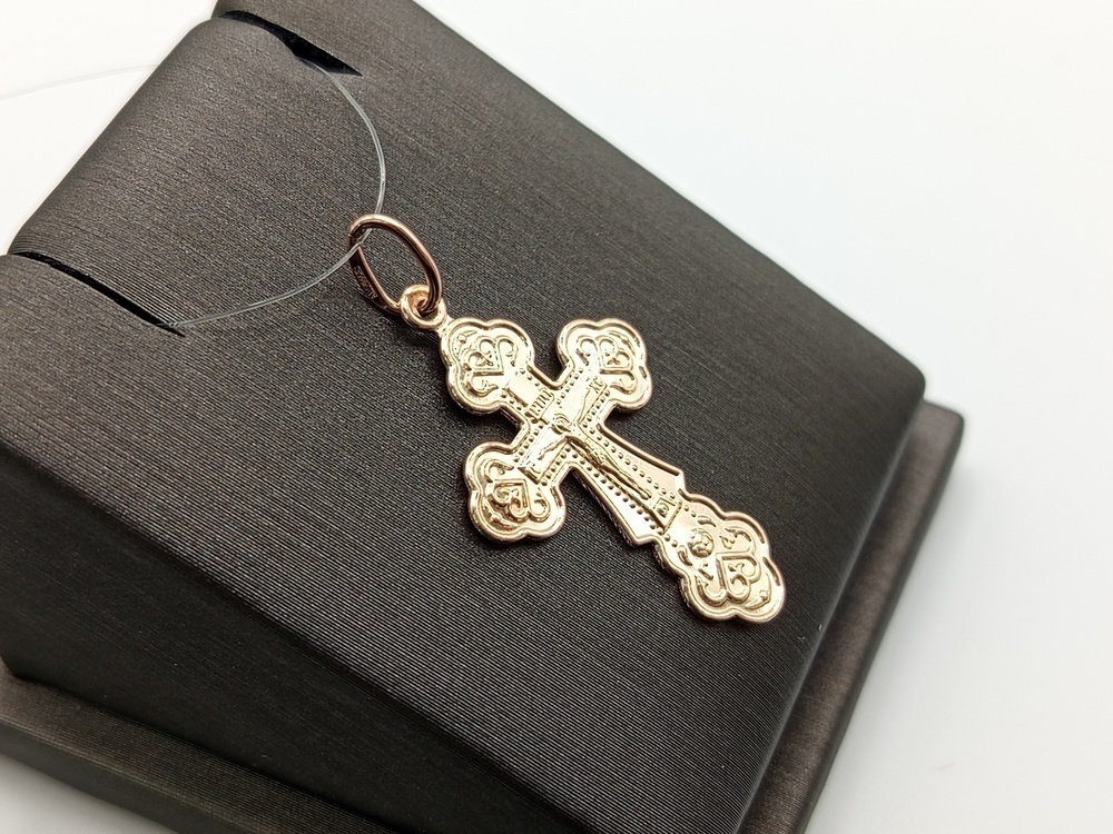 ПОДВЕСКА КРЕСТ (Au 585)