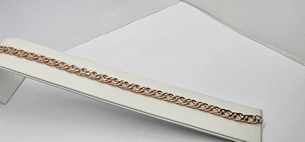 НБ 12-076ПГ БРАСЛЕТ ПУСТОТЕЛЫЙ (Au 585)