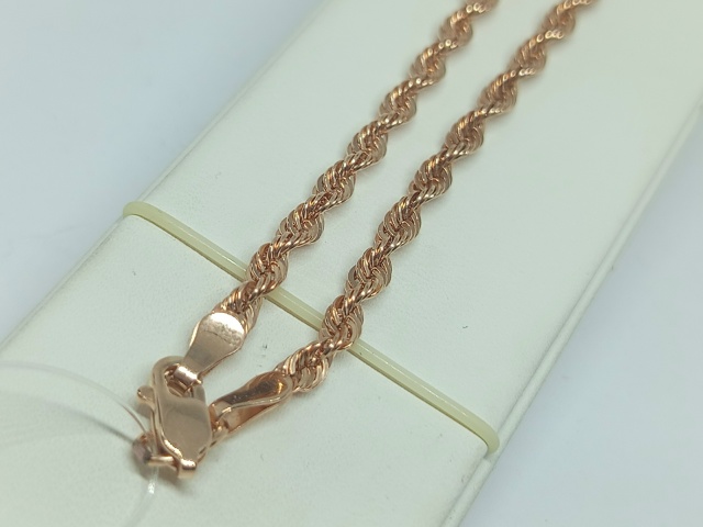 ЦЕПЬ ПУСТОТЕЛАЯ Веревка (Au 585)