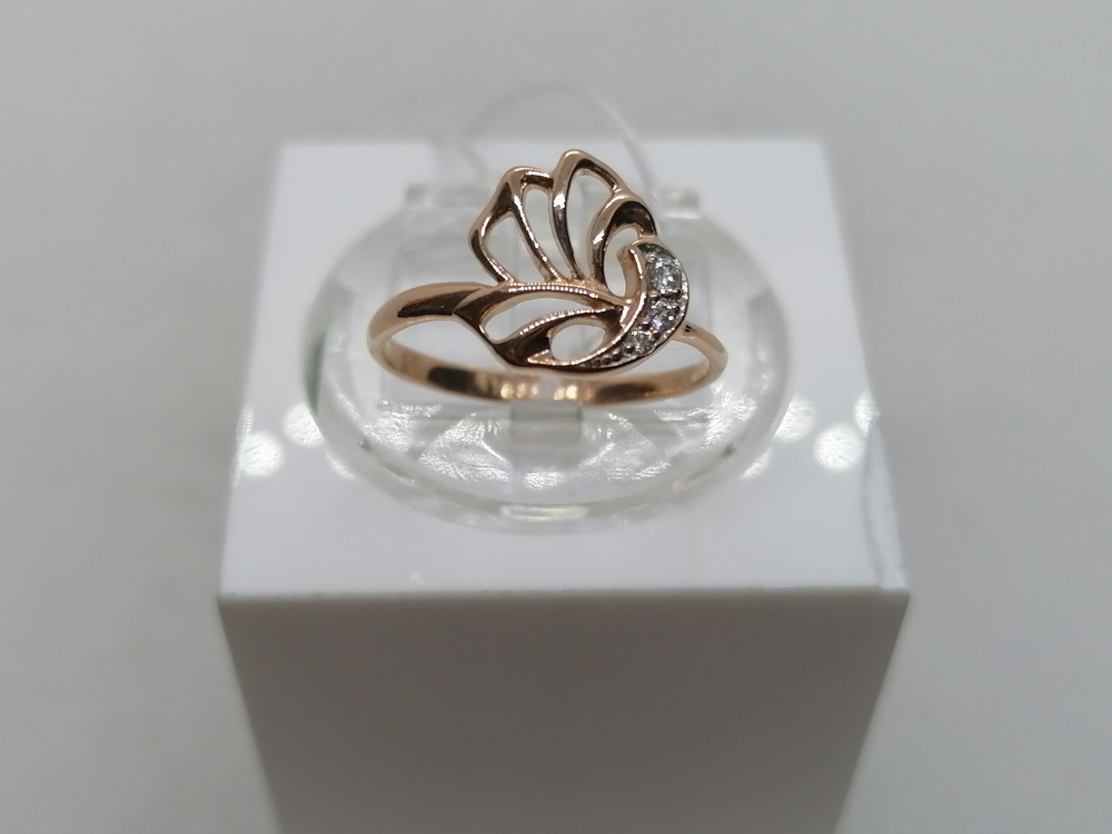 КОЛКМИ585 КОЛЬЦО С КАМНЯМИ (Au 585)