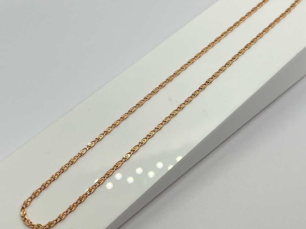 ЦЕПЬ ПУСТОТЕЛАЯ Улитка (Au 585)