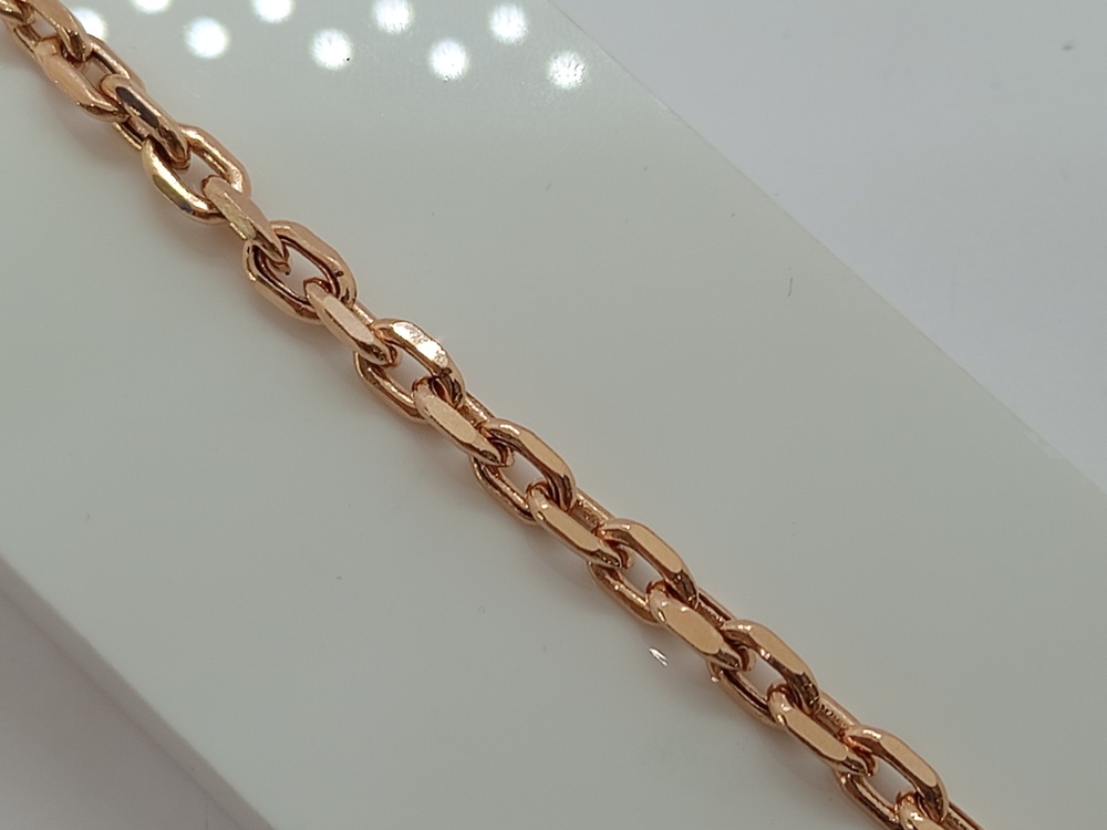 БРАСЛЕТ ПУСТОТЕЛЫЙ Якорное (Au 585)