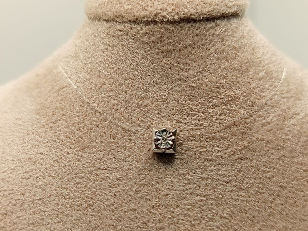 КОЛЬЕ БРИЛЛИАНТ (Ag 925)