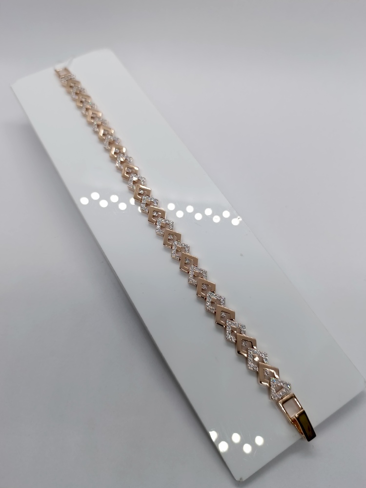 Б585 БРАСЛЕТ С КАМНЯМИ (Au 585)