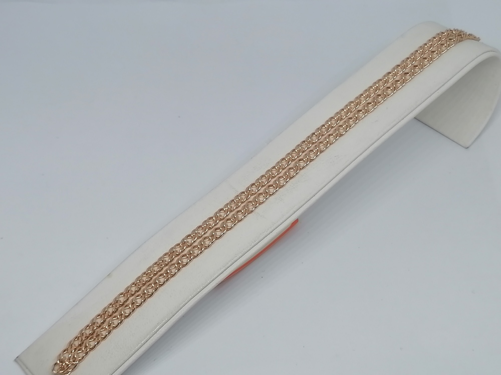 ЦЛР2585 ЦЕПЬ ПОЛНОВЕСНАЯ Ромб двойной (Au 585)