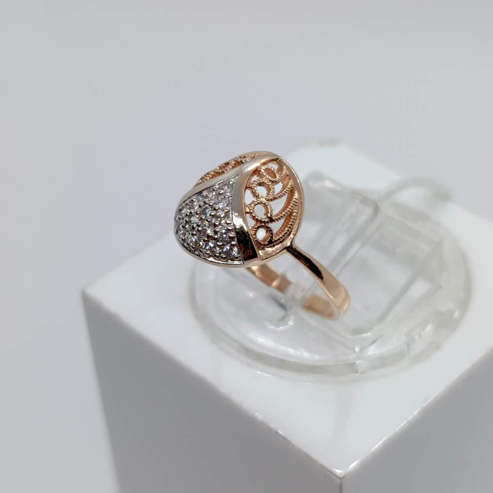 КОЛКМИ585 КОЛЬЦО С КАМНЯМИ (Au 585)