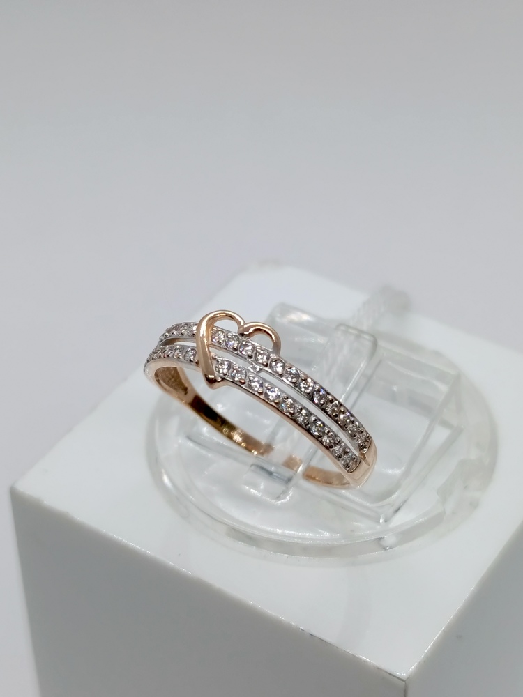 КОЛКМИ585 КОЛЬЦО С КАМНЯМИ (Au 585)