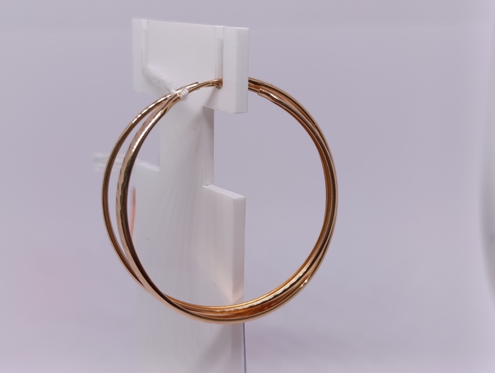 СКОН585 СЕРЬГИ КОНГО (Au 585)