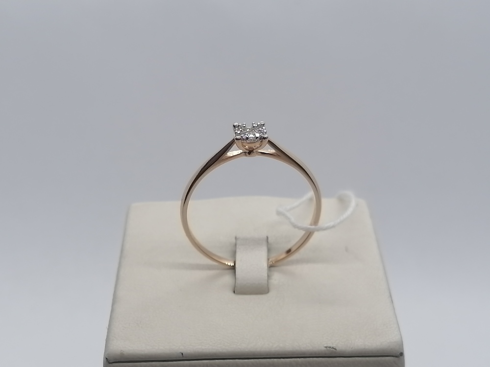 КОЛЬЦО БРИЛЛИАНТ Au 585