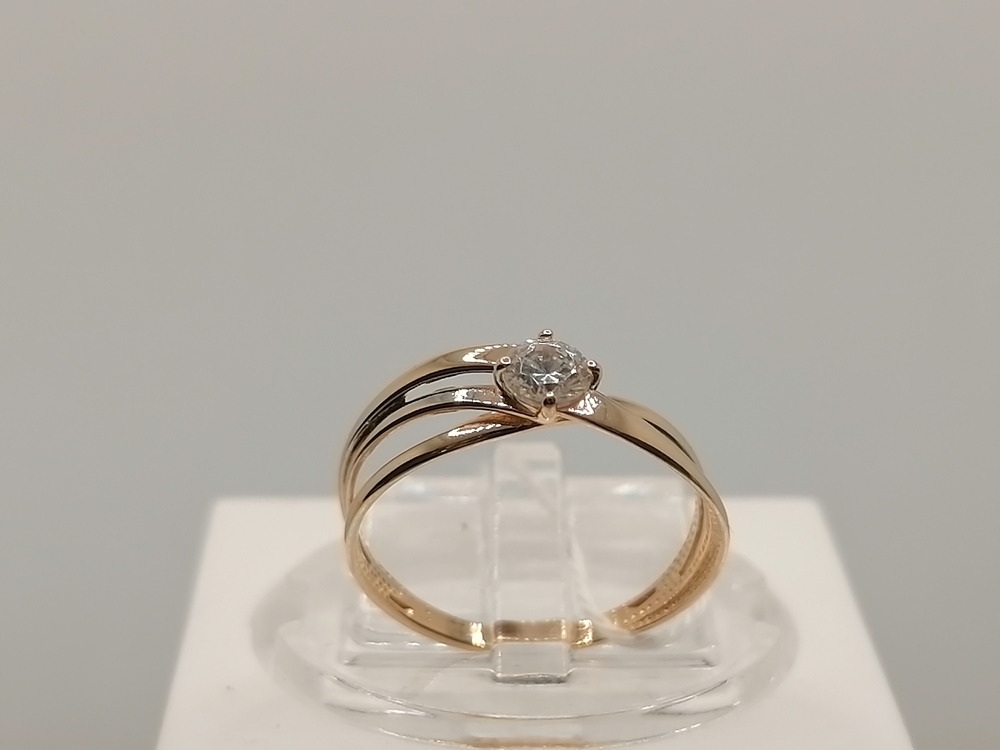 КОЛКМ585 КОЛЬЦО С КАМНЕМ (Au 585)