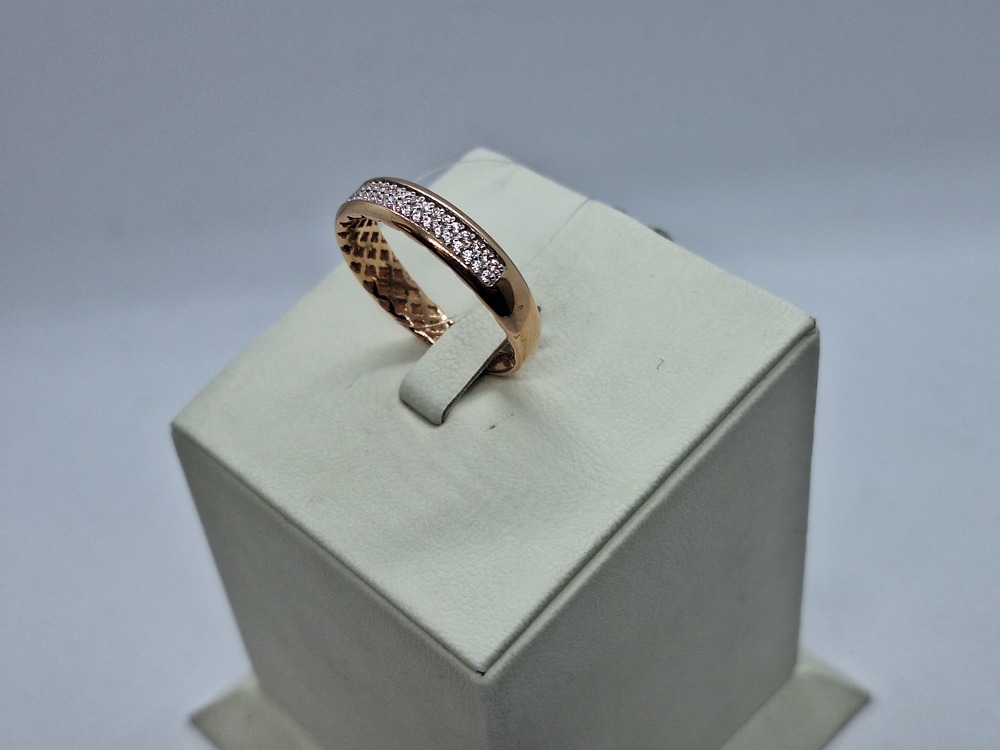 КОЛЬЦО С КАМНЯМИ (Au 585)