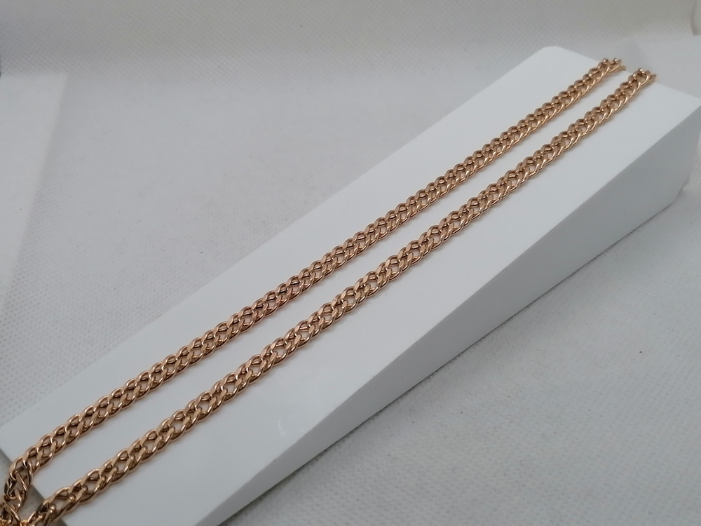 ЦПР2585 ЦЕПЬ ПУСТОТЕЛАЯ Ромб двойной (Au 585)