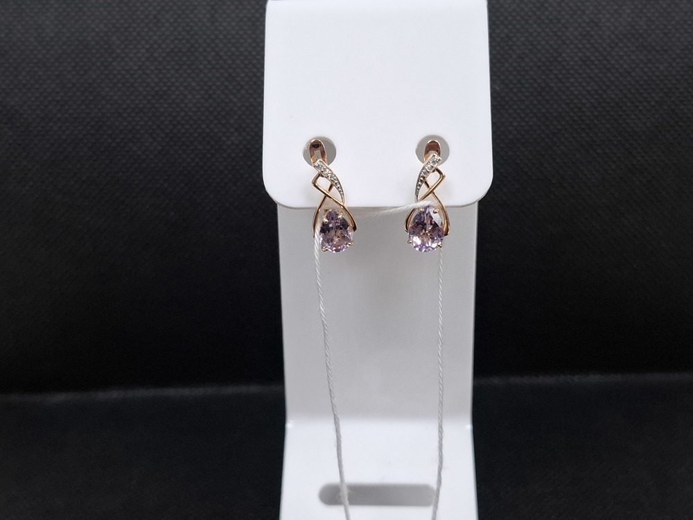 СЕРЬГИ С КАМНЯМИ (Au 585)