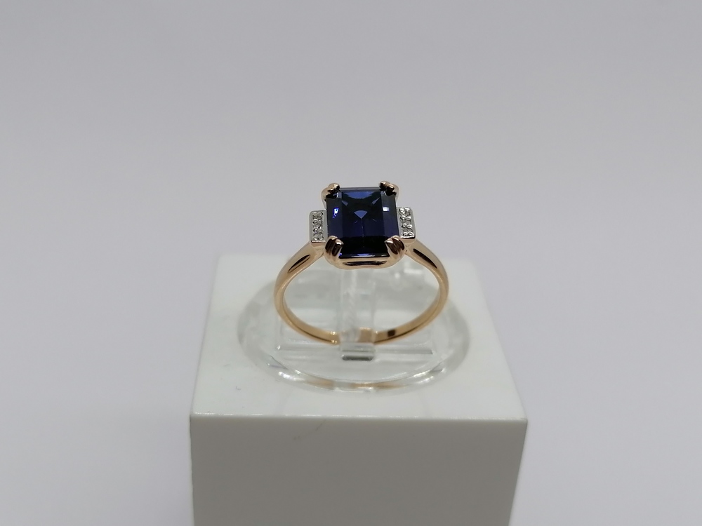 КОЛКМИ585 КОЛЬЦО С КАМНЯМИ (Au 585)