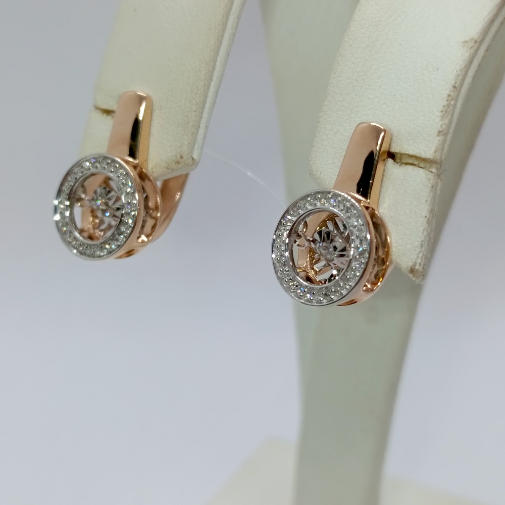 СЕРЬГИ БРИЛЛИАНТ (Au 585)