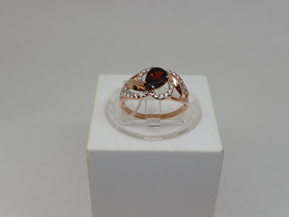 КОЛКМИ585 КОЛЬЦО С КАМНЯМИ (Au 585)