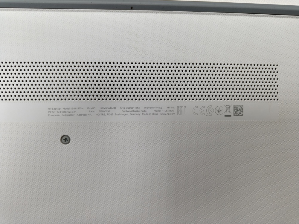 Ноутбук HP; Ryzen 3 3200U, Radeon 530, 8 Гб, 256 Гб, Нет