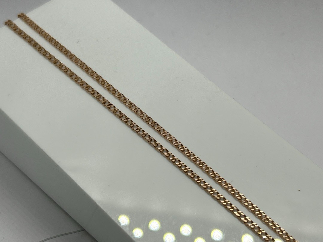 ЦЕПЬ ПОЛНОВЕСНАЯ Ромб двойной (Au 585)