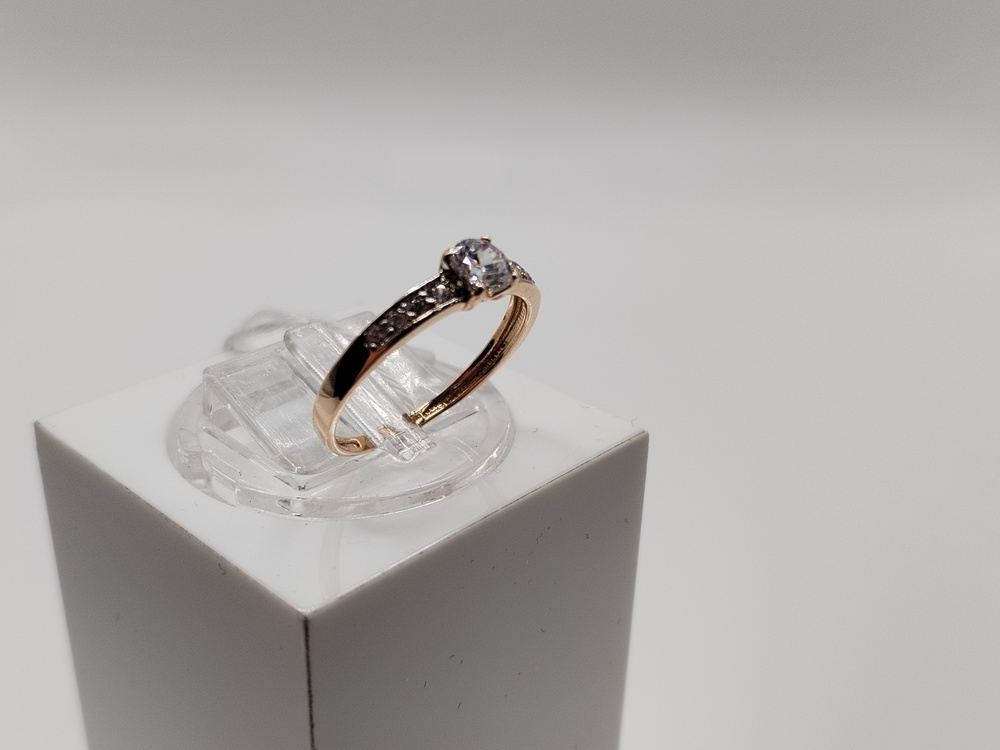 КОЛКМИ585 КОЛЬЦО С КАМНЯМИ (Au 585)