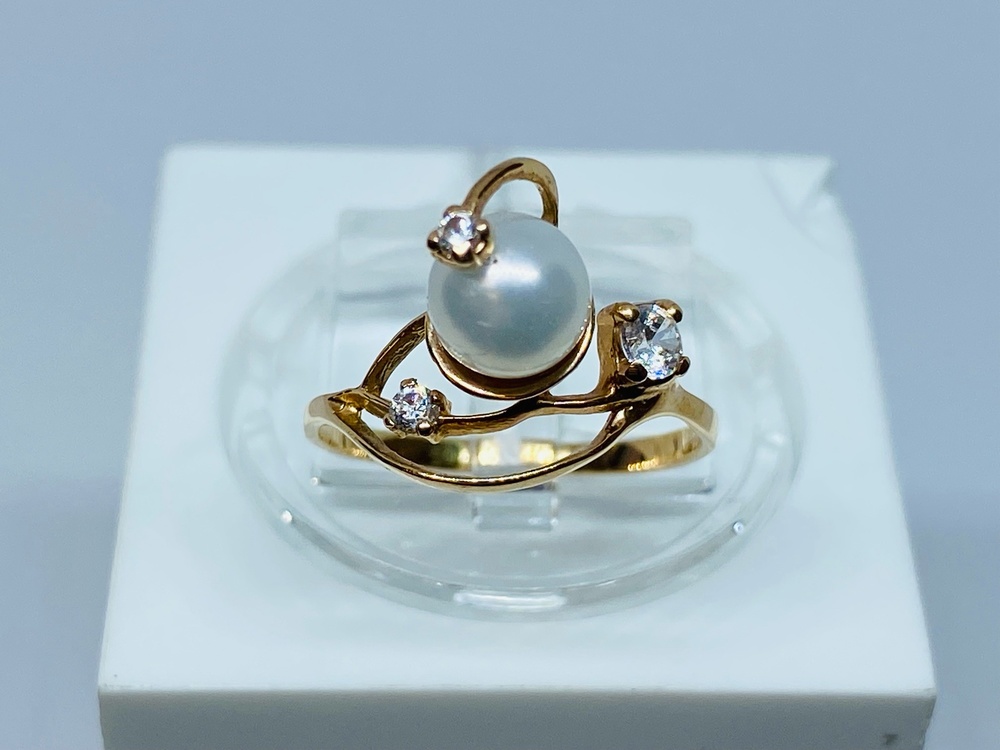 КОЛКМИ585 КОЛЬЦО С КАМНЯМИ (Au 585)