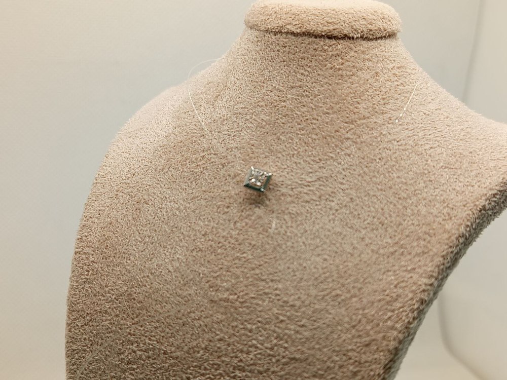 КОЛЬЕ БРИЛЛИАНТ (Ag 925)