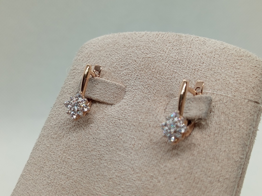 СЕРЬГИ С КАМНЯМИ (Au 585)