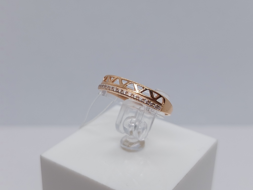 КОЛЬЦО С КАМНЯМИ (Au 585)