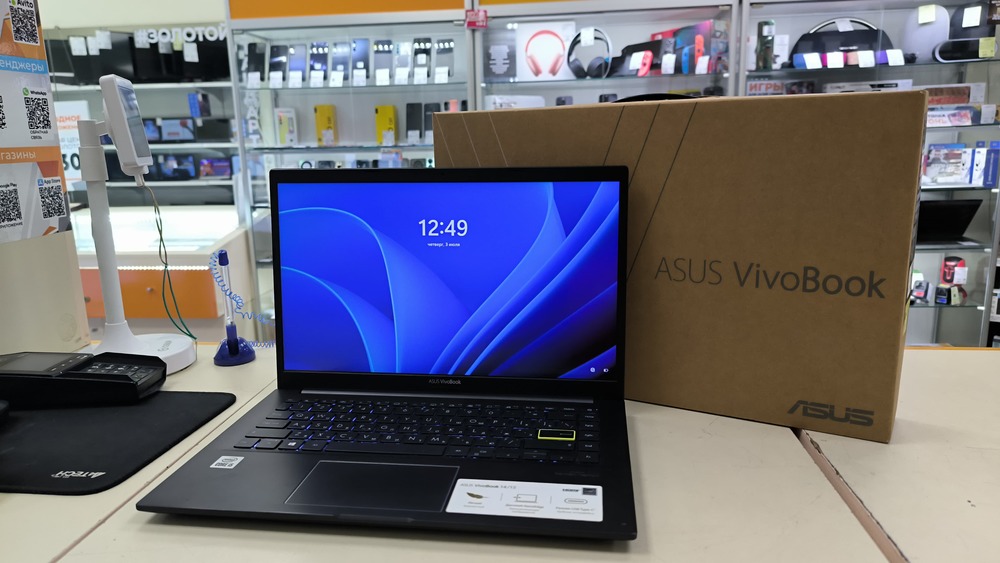 Ноутбук ASUS K413J; Core i5-1035G1, Intel UHD Graphics, 8 Гб, Нет, 250 Гб