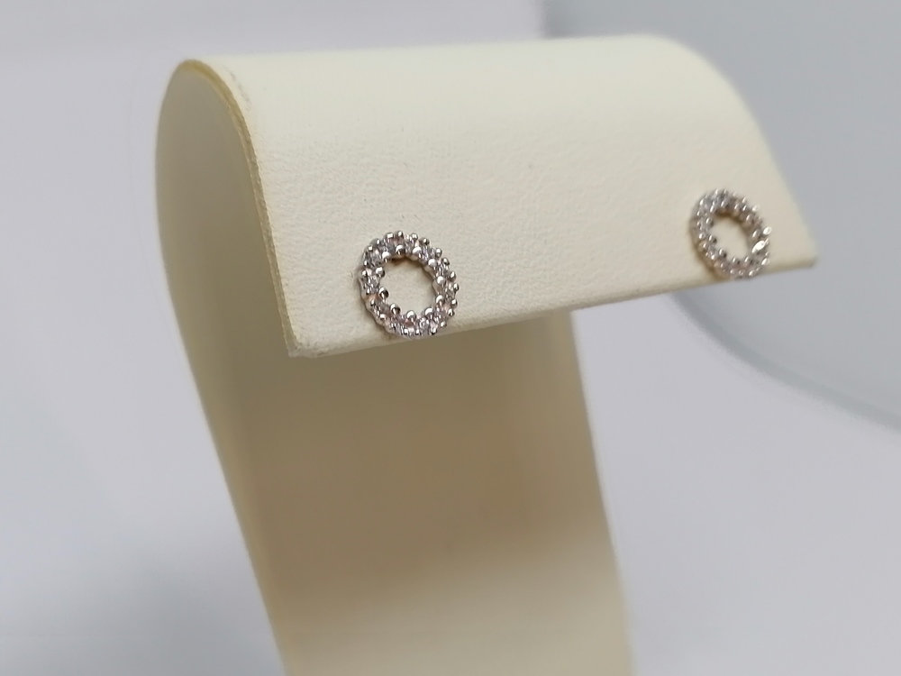 СЕРЬГИ ПУСЕТЫ с камнями (Au 585)