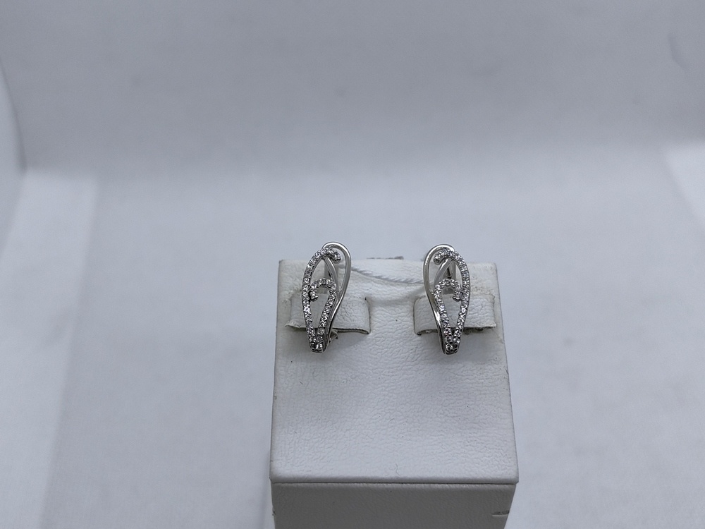 СКМИ585 СЕРЬГИ С КАМНЯМИ (Au 585)