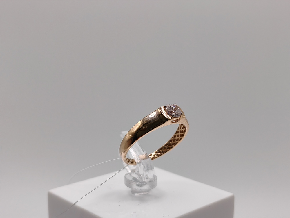 КОЛЬЦО С КАМНЕМ (Au 585)