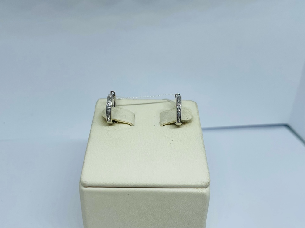 СКМИ585 СЕРЬГИ С КАМНЯМИ (Au 585)