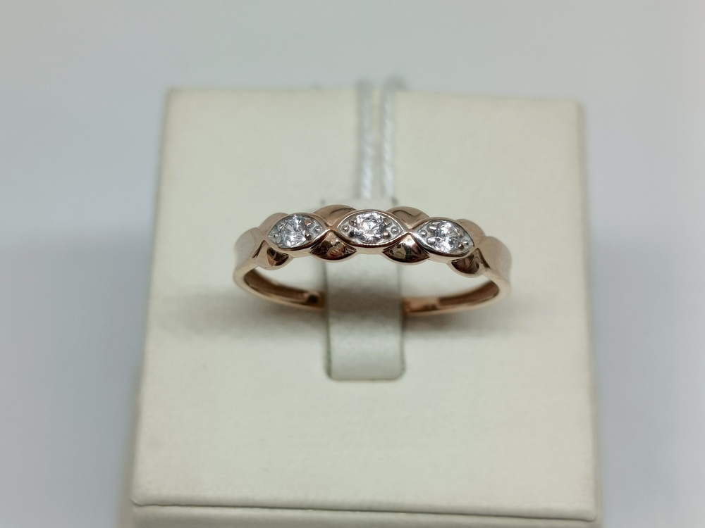 КОЛКМИ585 КОЛЬЦО С КАМНЯМИ (Au 585)
