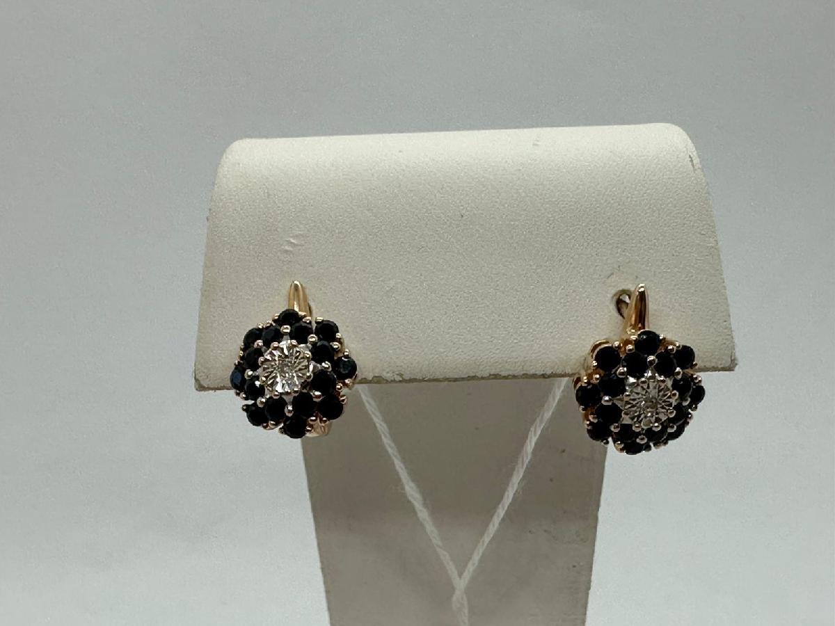 СЕРЬГИ БРИЛЛИАНТ (Au 585)