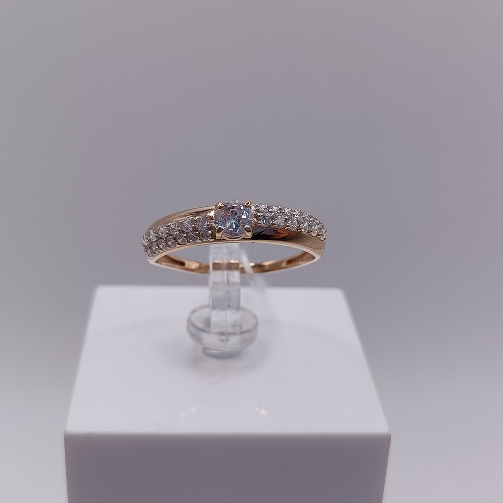 КОЛКМИ585 КОЛЬЦО С КАМНЯМИ (Au 585)