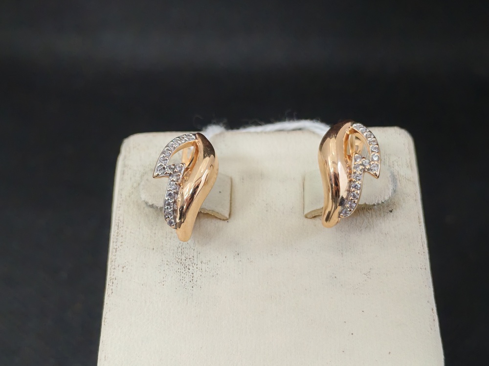 СЕРЬГИ С КАМНЯМИ (Au 585)